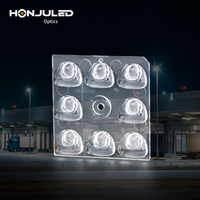HONJU Lentille optique LED PC multi-source 8-en-1 haute précision IP65 pour extérieur avec garantie de 2 ans, prise en charge de la taille personnalisée