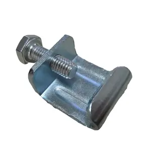 Zinc plated steel air duct accessories corner g-clamp for fixing the duct