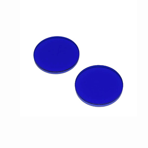 Nhà Máy Các Loại Cobalt Thủy Tinh Màu Xanh Qb5 B440 M52 M82 Sapphire Vuông Và Góc Tròn Lọc Quang Học Laser Ống Kính - Product Image 4