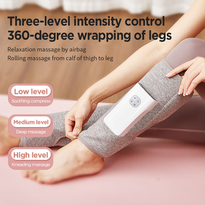Masseur de jambes sans fil à <span class=keywords><strong>compression</strong></span> d'air avec chaleur et <span class=keywords><strong>compression</strong></span>, masseurs de mollets pour la circulation - Product Image 3