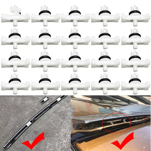 Bmw 3 Series E46 Roof Rainwater Deflector Channel Retainer Clips 51138204858 <b>Abs</b> Replacement Parts - Product Image 1