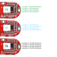 Module de circuit de protection de batterie Li-ion Lipo Roarkit 3S 20A BMS 18650 PCM - température de fonctionnement de -40 à +50°C, circuits intégrés neufs, Chine