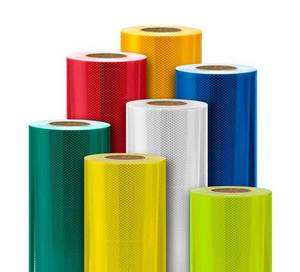 3m 610C PVC أغطية عاكسة من الفينيل لمعان عاكس مخصص لفات مواد عاكسة درجة مدنية فيلم عاكس - Product Image 4