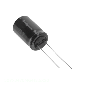 ตัวแทนจำหน่ายอย่างเป็นทางการ ตัวเก็บประจุแบบ CAP ALUM 470UF 20% 50V RADIAL TH Through Hole 470 uF 50YXJ470MG412.5X20 - Product Image 1
