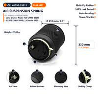 Ressort de suspension pneumatique Wanray, arrière gauche, pour Prado 120 J120 4Runner GX470 Hilux Surf 2002-2009 4809035011