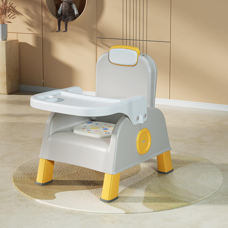 Gris avanzado-plato de cena [Silla de comedor + SILLA DE llamada 2-en-1]