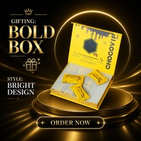 Boîte d'emballage personnalisée pour bonbons ChocoVIP Dragon, boîtes de compléments alimentaires à base de plantes Vitamax VVIP, boîtes de compléments alimentaires pour hommes Rhino Choco UV