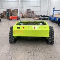 Tondeuse robot 800 mm à hauteur de coupe réglable, tout-terrain, conduite stable pour les zones vertes, les pelouses en pente et le désherbage routier