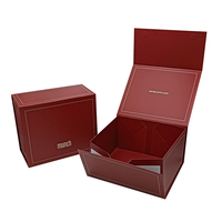 Boîtes cadeaux en carton rigide pliables, personnalisées avec logo, recyclables, de luxe, avec fermeture magnétique