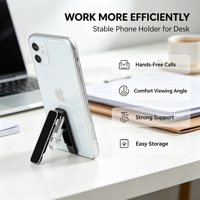 Support universel pour téléphone portable, pliable, léger, adhésif, support de bureau pour regarder des vidéos