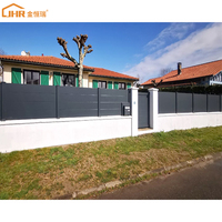 Clôture de jardin en gros, clôture de balcon, design de clôture de jardin, panneaux de clôture à lattes pour la maison