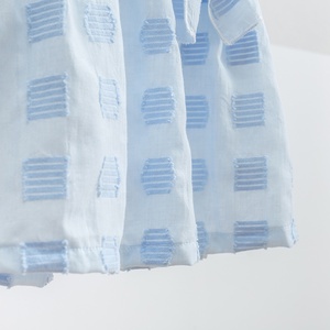 Abiti Estivi per Neonata a Prezzi di Fabbrica, Vestiti Casual Bianchi per <span class=keywords><strong>3</strong></span> <span class=keywords><strong>Mesi</strong></span>, Nuovo Design in Puro Cotone Ecologico a Strati con Petali - Product Image 6