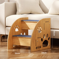 Escalier en bois 2 niveaux