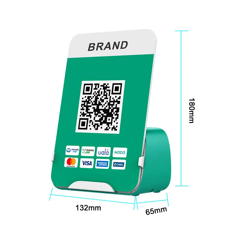 Rinlink MD711 QR Code Payment Stand with GPRS/WiFi Supported Soundbox Qr Code Terminal For Msme E-wallet Payment Collection