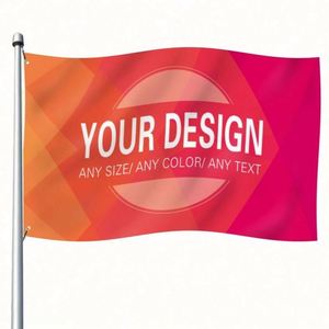 Drapeaux et Bannières Publicitaires Personnalisés en Polyester Orange, Impression Numérique, 2 Œillets, Style Volant/Suspendu, Vente en Gros Usine - Product Image 4