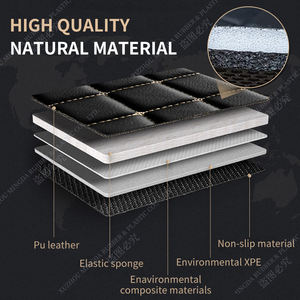 Tapis <span class=keywords><strong>de</strong></span> <span class=keywords><strong>coffre</strong></span> <span class=keywords><strong>de</strong></span> <span class=keywords><strong>voiture</strong></span> High Edge Design pour BMW Série 5 F11 Break 2012 2013 2014 2015 2016 2017, fond antidérapant - Product Image 6