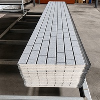 Panneaux de construction pour chambre froide en acier Galvalume et mousse PU, étanches, pour bardage de maisons préfabriquées et villas
