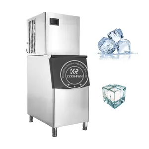 2024 Stainless Steel 1 Ton Ice Block Machine large Ice Cube Making Machine big Ice Making Machine Hollow Block Cube Maker