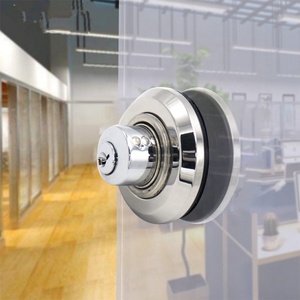 Scorrevole in acciaio inossidabile piccolo foro singolo che blocca la serratura della porta in vetro - Product Image 2