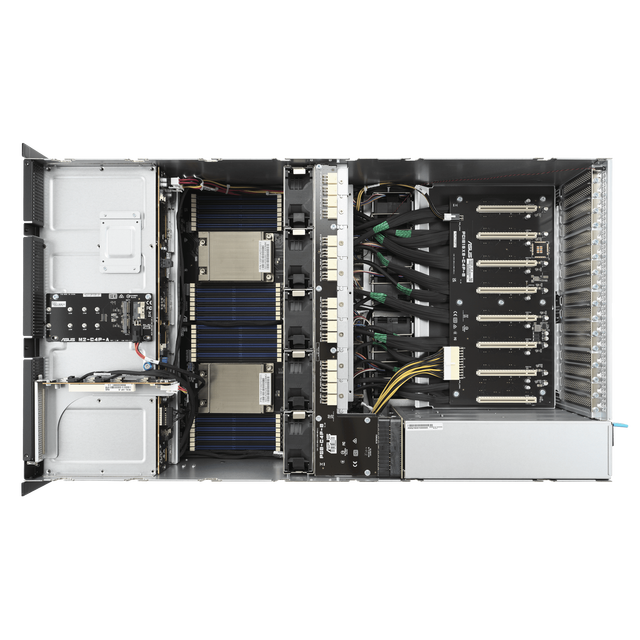 ESC8000A-E11 4U AI GPU Server High Performance Computing Platform Multi GPU Deep Learning Training System