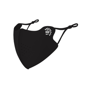 Masque facial en nylon Ice Silk noir, respirant, protection UV, pour sports de plein air - Product Image 1