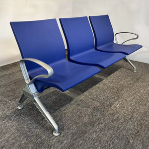 Chaise d'attente 2 places pour mains et pieds, chaise d'attente pour hôpital, centre de soins ambulatoires, lieux publics, gare et aéroport - Product Image 5