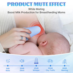 Masajeador de Lactancia Posparto con 10 Modos de Vibración, Silicona Líquida Eléctrica, Alivia los Conductos Obstruidos, Aumenta el Flujo de Leche para las Madres Primerizas - Product Image 6