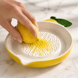 Juego de Platos Ralladores de Cerámica con Forma de Fruta - Reutilizables y Ecológicos para Limón, Fresa, Melocotón, Ajo, Jengibre, Aptos para <span class=keywords><strong>Microondas</strong></span> - Product Image 2