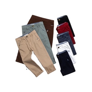 <span class=keywords><strong>Pantaloni</strong></span> per Bambini 2026: Nuovi <span class=keywords><strong>Pantaloni</strong></span> Casual in Cotone Tinta Unita per Ragazzi, Collezione Primavera Autunno - Ingrosso dal Produttore - Product Image 1