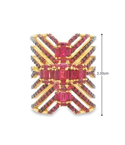 Bague en diamant moissanite de qualité supérieure, argent 925, bijoux fins de luxe pour femmes, mariage, fiançailles, disponible au meilleur prix - Product Image 3