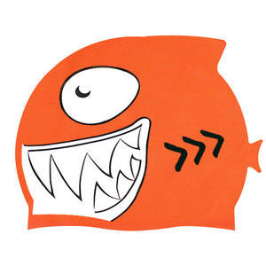 Gorros de Natación de Silicona Impresos Impermeables para Niños, <span class=keywords><strong>Gorro</strong></span> de Baño para Niños y Niñas, Accesorio de Natación para Bebés - Product Image 2