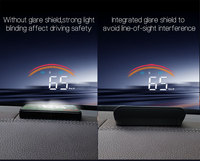 2025 M11 HUD 3.5 pouces nouvelle alarme de survitesse de voiture de vente chaude et outil de diagnostic OBD2 + GPS voiture HUD Tpms affichage avec conception de bouton
