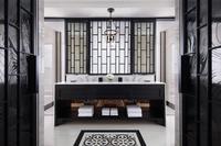 Meubles de chambre à coucher d'hôtel cinq étoiles personnalisés Marriott et ensemble de lits commerciaux avec meuble-lavabo de fabrication chinoise