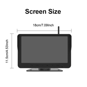 ระบบกล้องมองหลังไร้สายสำหรับรถบรรทุก จอภาพ 7 นิ้ว 2Ch กันน้ำ รุ่น Wireless-7-New- - Product Image 4