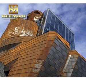 Cortenstaal Gevel Gebouw Panelen Cortenstaal Bekleding Materiaal Plaat Corten Stalen Gevel - Product Image 4