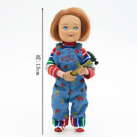 Figuras de Juguete, Kits de Garaje, Ghost Baby Soul Returns, Edición Limitada, Figura con Vestido Azul, Muñeco Chucky, Modelo de Adorno