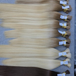 Extensiones de Cabello Humano Virgen Remy Vietnamita Dream Premium, Súper Dobles, Tejido Doble a Máquina, Rubio Decolorado, 8 Pulgadas, Todo Tipo - Product Image 1