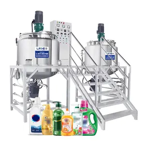 Ligne de production de détergent Réservoir mélangeur Détergent Savon faisant Homogénéisateur Machine Réservoir de mélange de savon liquide