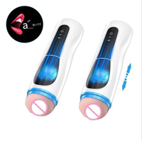 Jouet sexuel pour adultes, recharge USB, tasse de masturbation, tasse d'avion, vibration pulsée, machine à gode, vibrateur pour hommes