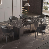 Chaises et tables de restaurant, chaise de salle à manger facile d'entretien avec dossier incurvé pour banquets, halls d'accueil, jardins sur le toit et salons d'aéroport