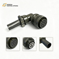 Conector Circular Ligero de Aluminio, Especificación Militar 38999, Grado Aeroespacial, Blindado EMI, OEM, ODM, Personalizado, Venta al Por Mayor, 20-29s
