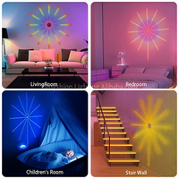 Bande lumineuse LED RGB pour feux d'artifice, éclairage intelligent pour la maison, synchronisation musicale, télécommande, contrôle par application, 5V USB, éclairage décoratif d'intérieur