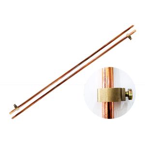 Fabrika kaynağı toptan fiyat topraklama ve yıldırım sistemi bağlantı parçaları toprak çubuk bakır kaplı çelik topraklama çubuğu - Product Image 6