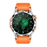 Nouvelle montre connectée GPS avec boussole, écran AMOLED, suivi d'activité, mesure de l'oxygène sanguin, fonctions de santé, étanchéité IP68, bracelet en silicone sportif HW008