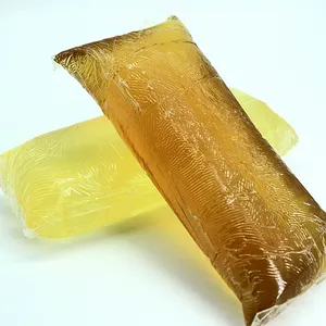 중국 접착제 공장 노란색 고무 블록 핫멜트 접착제 PSA 접착제 타이어 업그레이드 코팅 접착제