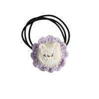 Accessoires pour cheveux faits main, style célébrité internet, lapin mignon et fleur, pour cadeaux de Nouvel An et d'anniversaire