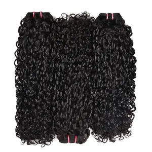 小精灵卷发Pisisy更便宜的速卖通9a巴西人类处女头发编织黑色纬纱编织1b水波束带闭合