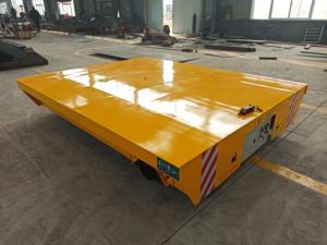 עגלת העברה נטולת מסילה המופעלת על ידי סוללה להובלת חומרי עבודה בסדנה - Product Image 2