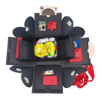 Carpas de Regalo Sorpresa Hechas a Mano de Alta Gama con Explosión de Brillo para Cumpleaños, Aniversarios, Bodas - Álbum de Fotos Personalizado y Scrapbook