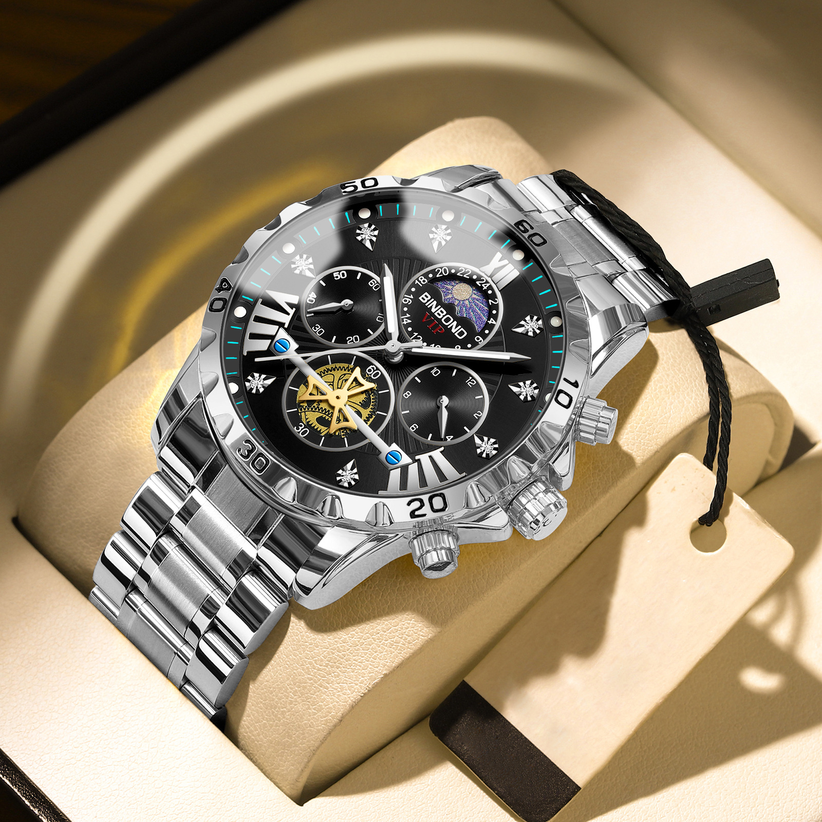 Custom Quartz Wrist Watches - Luxury Men's Timepieces